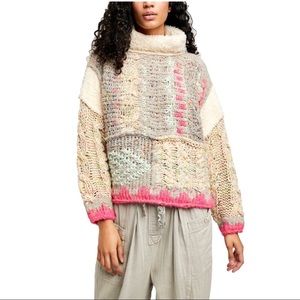 Free People Snowfall Combo Sweater